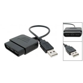 Oem - Cablu convertor USB Play Station 1 sau 2 la PC - PlayStation 1 - YGU003