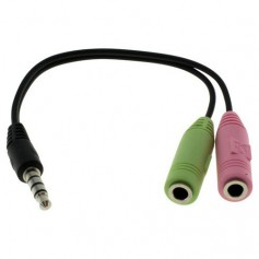 Cablu Audio 2 x 3.5mm Jack Plug la 3.5mm Stereo Jack