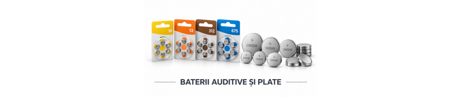 Baterii Auditive și Plate – Tip Pastilă și Zinc-Aer | MILNIK