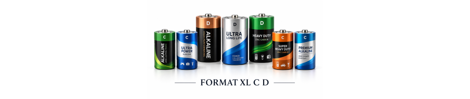 Acumulatori Format XL, C și D – Baterii Reîncărcabile | MILNIK