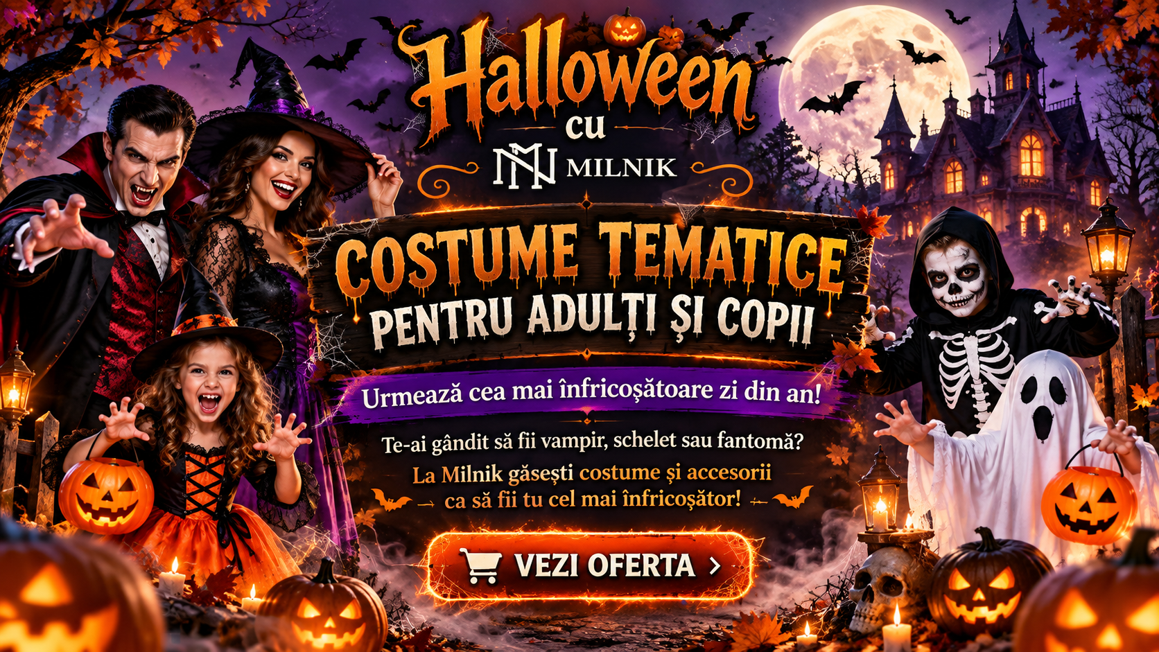 Halloween cu Milnik.ro
